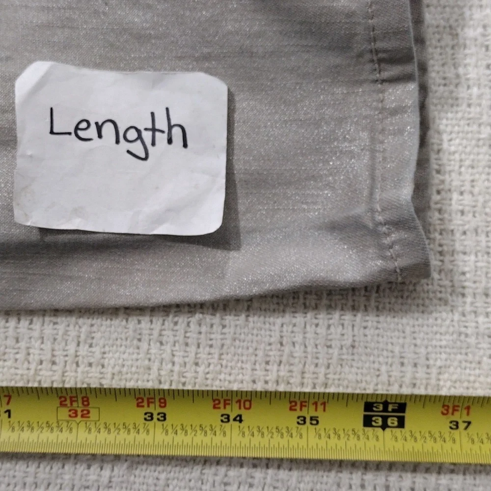 EUC Seven7 Tan Metallic Skinny jeans size 4 - Picture 10 of 15